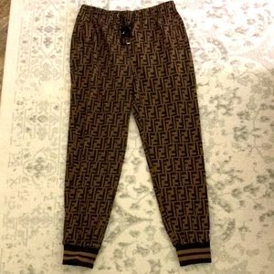 Fendi Logo Track Pants/Joggers